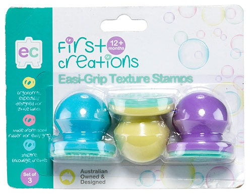 Easi- Grip Texture Stamps Set of 3