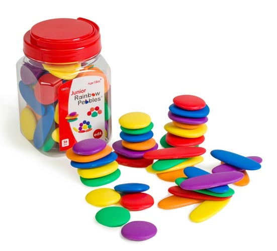 Junior Rainbow Pebbles Jar of 36