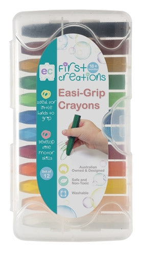 Easi-Grip Crayons Set of 12