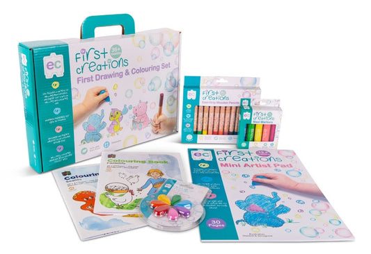 First Creations Drawing & Colouring Set